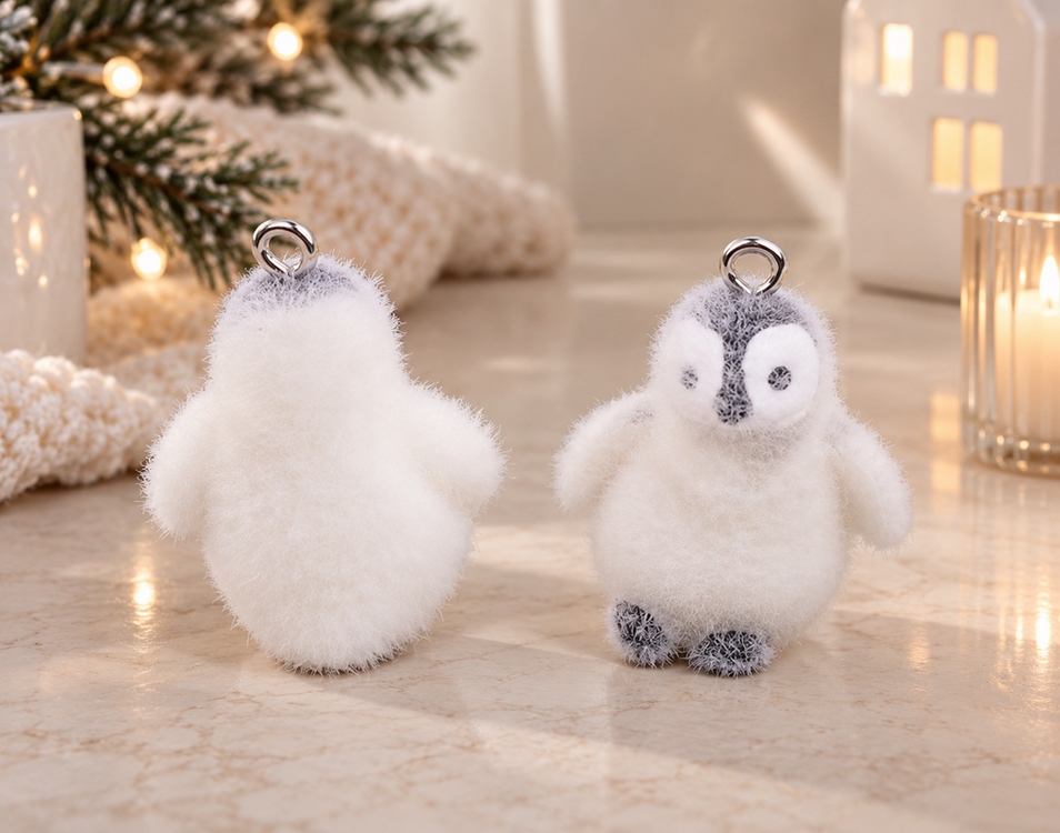 Zestaw 10 sztuk dekoracji Pingwiny SHP PENGUIN
