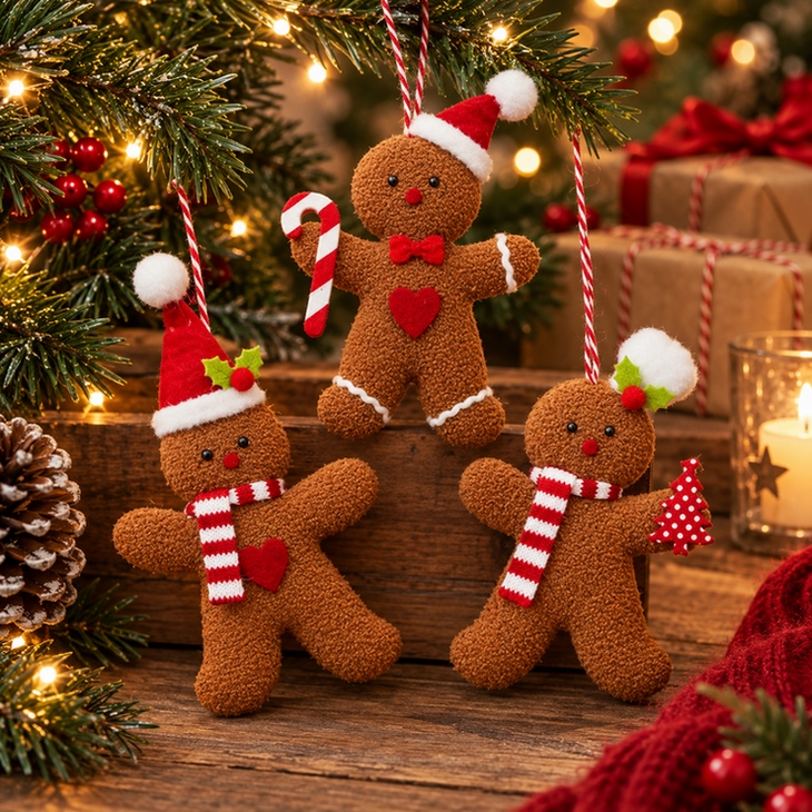 Zestaw 3 sztuk dekoracji pierniki SHP COOKIE