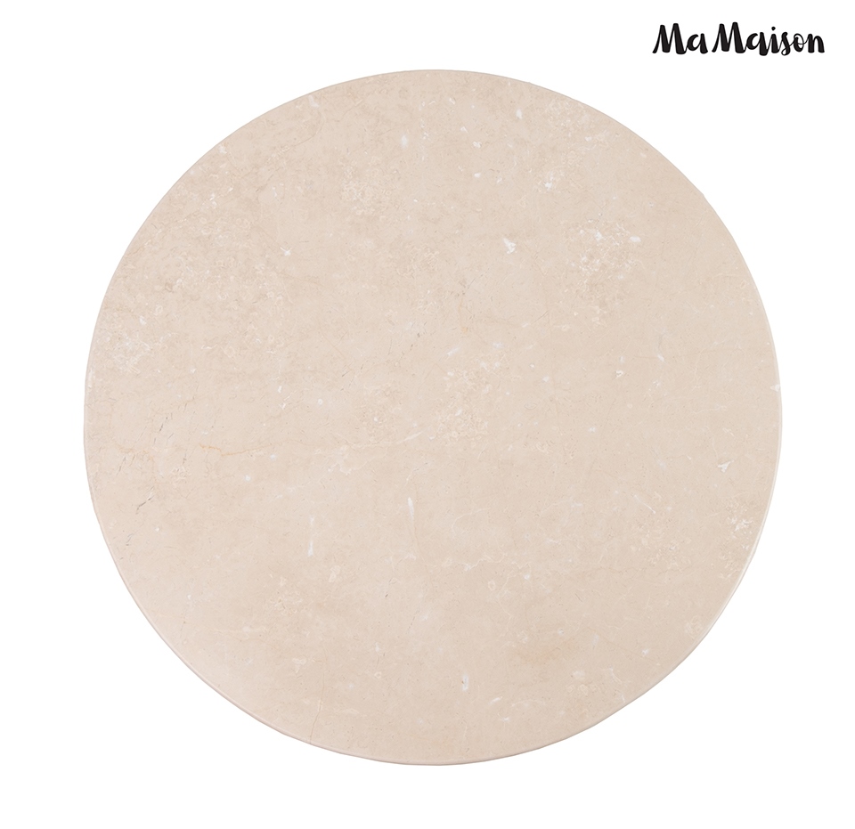 MaMaison stolik RONDA 50 drewno mango / marmur