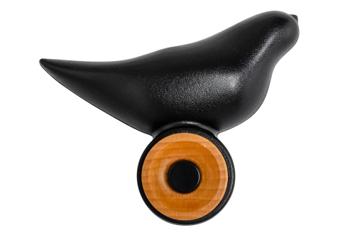 Wieszak dekoracyjny czarny, Bird