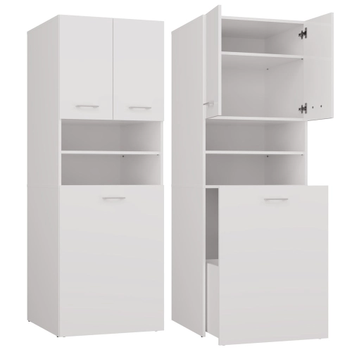 Szafka łazienkowa 64 cm, biała matowa Pola 