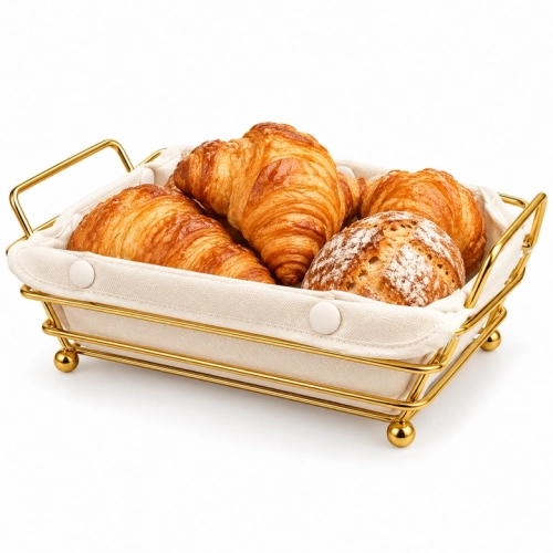 Koszyk na pieczywo złoty Bready SHP