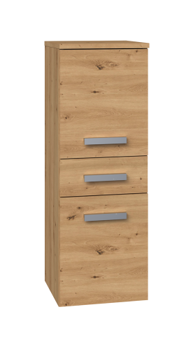 Słupek łazienkowy niski z szufladą, dąb artisan Nel V DDS