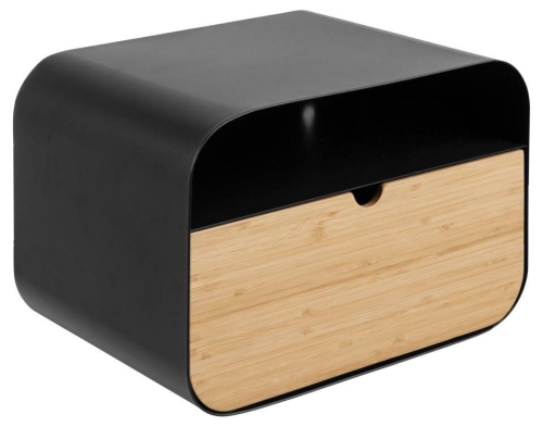 Szafka nocna 35 cm, czarna do sypialni Joliet edge 