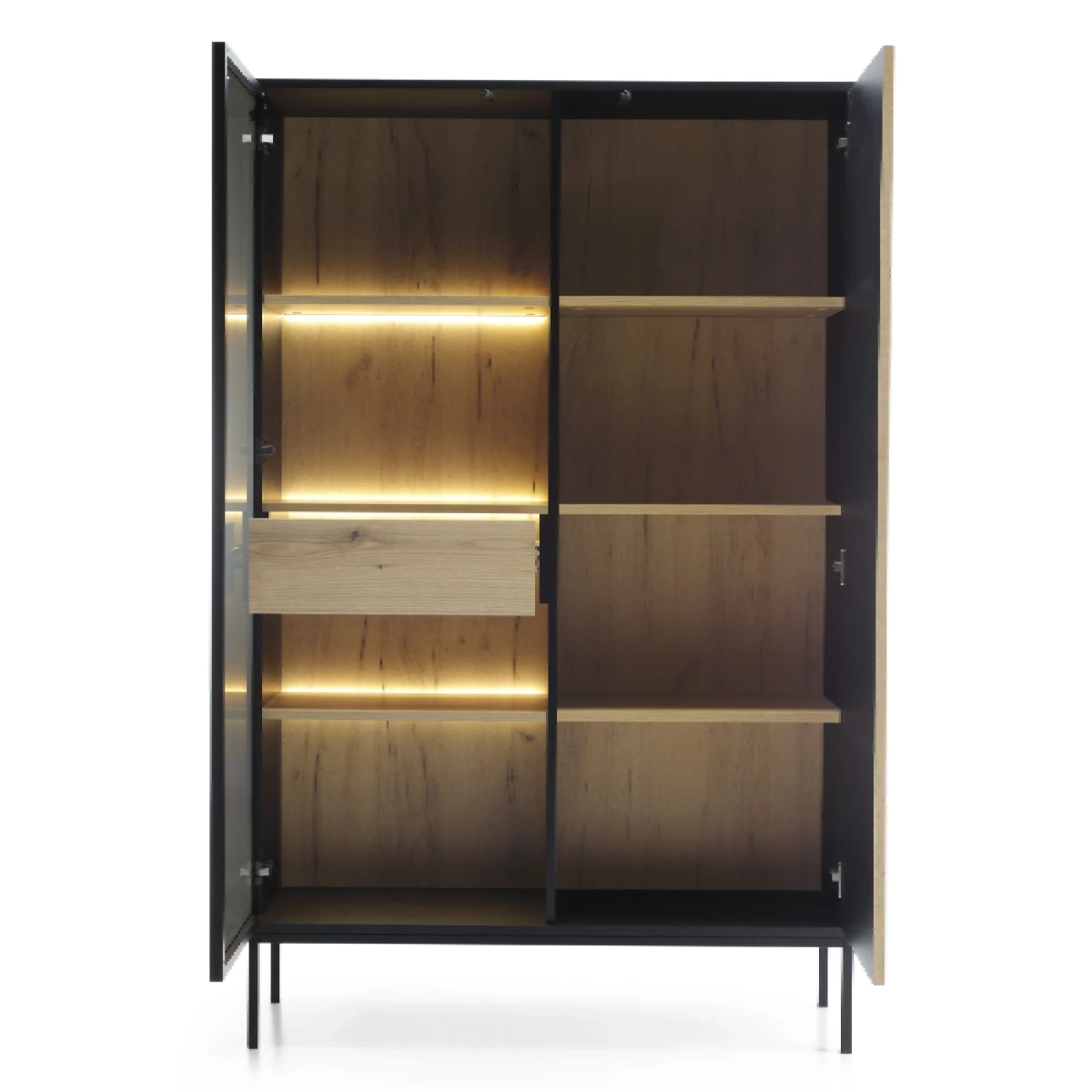 witryna-sento-z-frezowanym-frontem-szuflada-i-oswietleniem-led-dab-wotan (3).webp