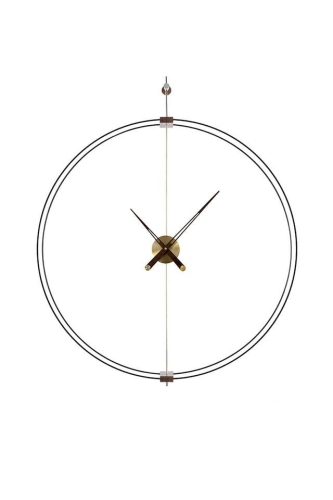 Zegar ścienny 60 cm, do salonu Doble Ring