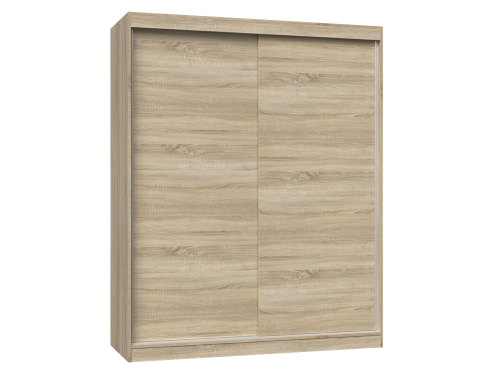 Szafa przesuwna 160 cm, dąb sonoma do sypialni Iga 160B