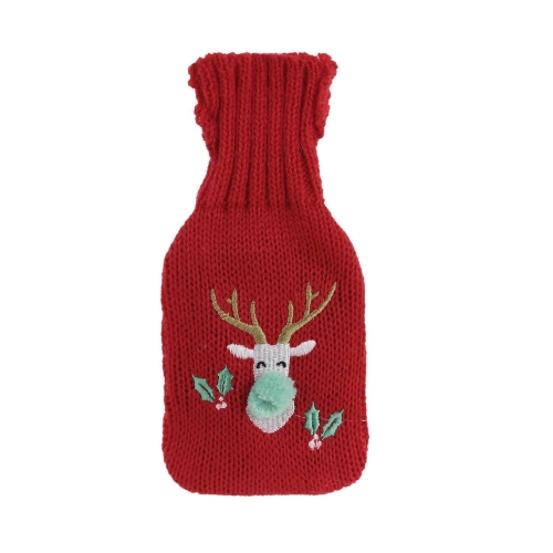 Termofor świąteczny, czerwony Renifer