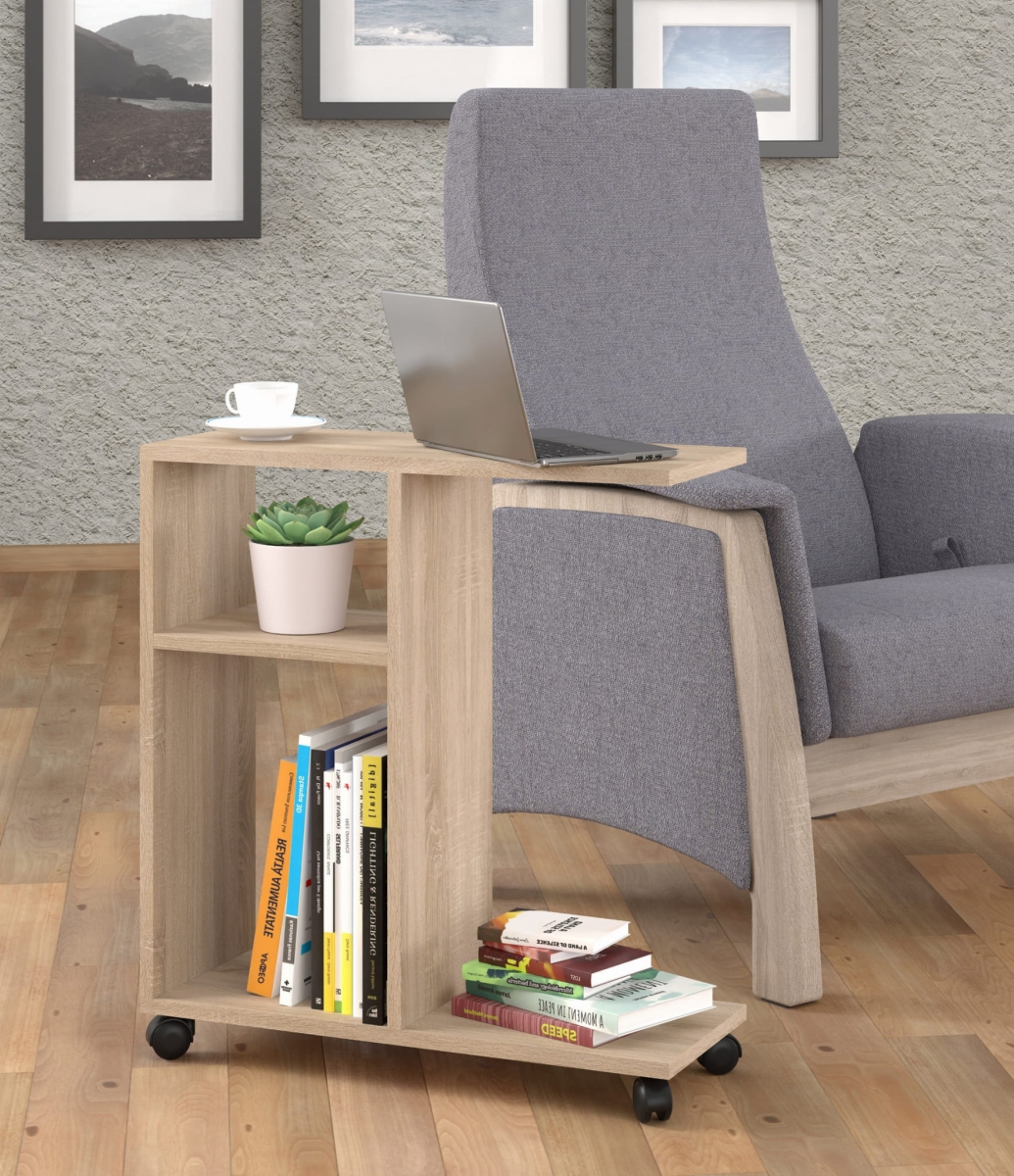 Stolik na kółkach Trasco 1 dąb sonoma