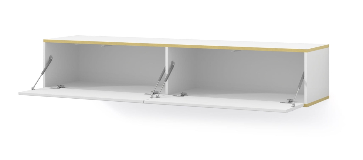 Szafka RTV wisząca Subi 180 biały mat