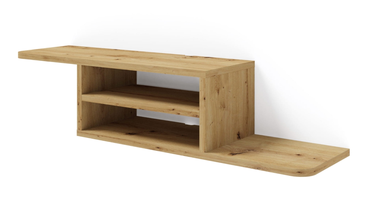 Półka pod telewizor wisząca Dedal 90 cm dąb artisan