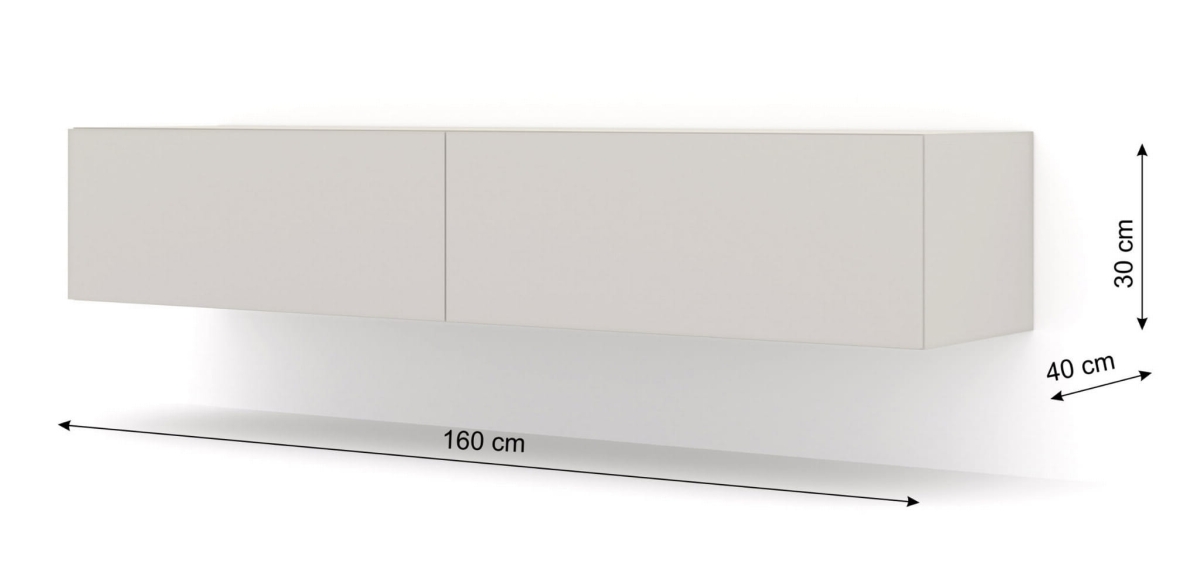 Szafka wisząca RTV Bingo 160 kaszmir