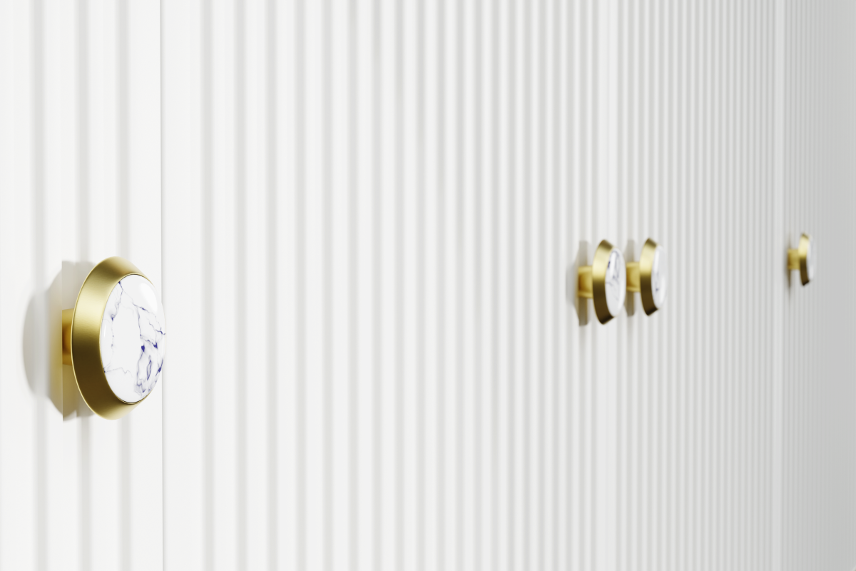 Szafka RTV Petra 180 2D1S biały mat