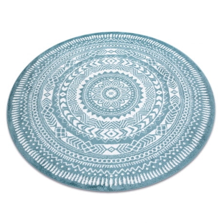 Dywan FUN Napkin serweta koło - niebieski koło 200 cm
