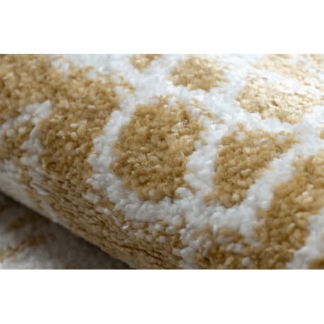 Dywan FUN Napkin serweta koło - złoty koło 200 cm