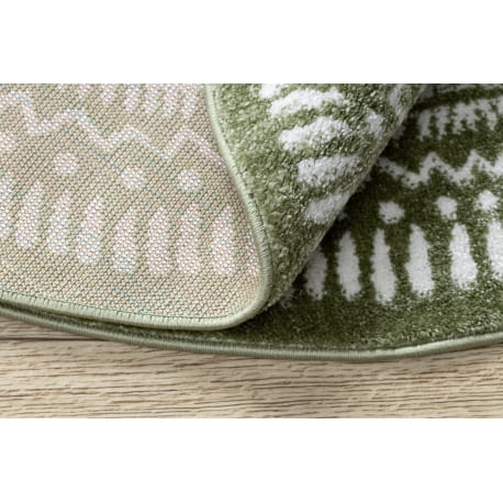 Dywan FUN Napkin serweta koło - zielony koło 200 cm