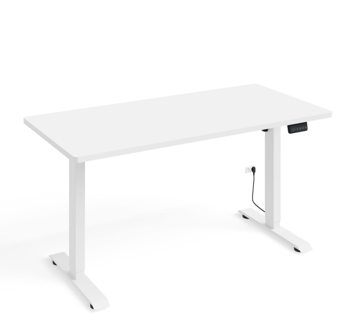 Biurko elektryczne z regulacją BIMotion 120x65 biały mat