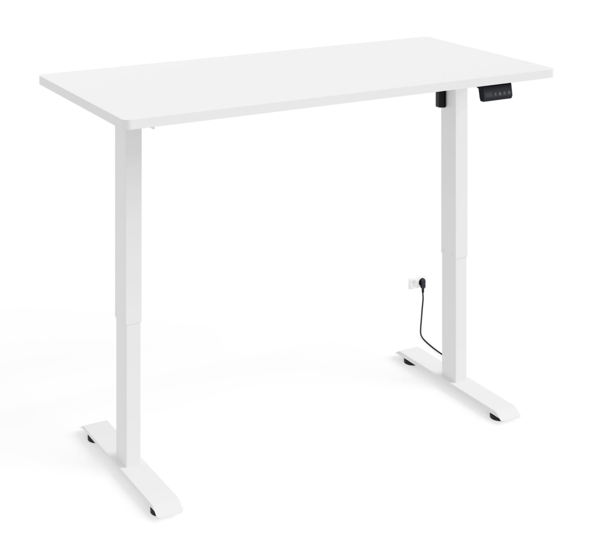 Biurko elektryczne z regulacją BIMotion 120x65 biały mat