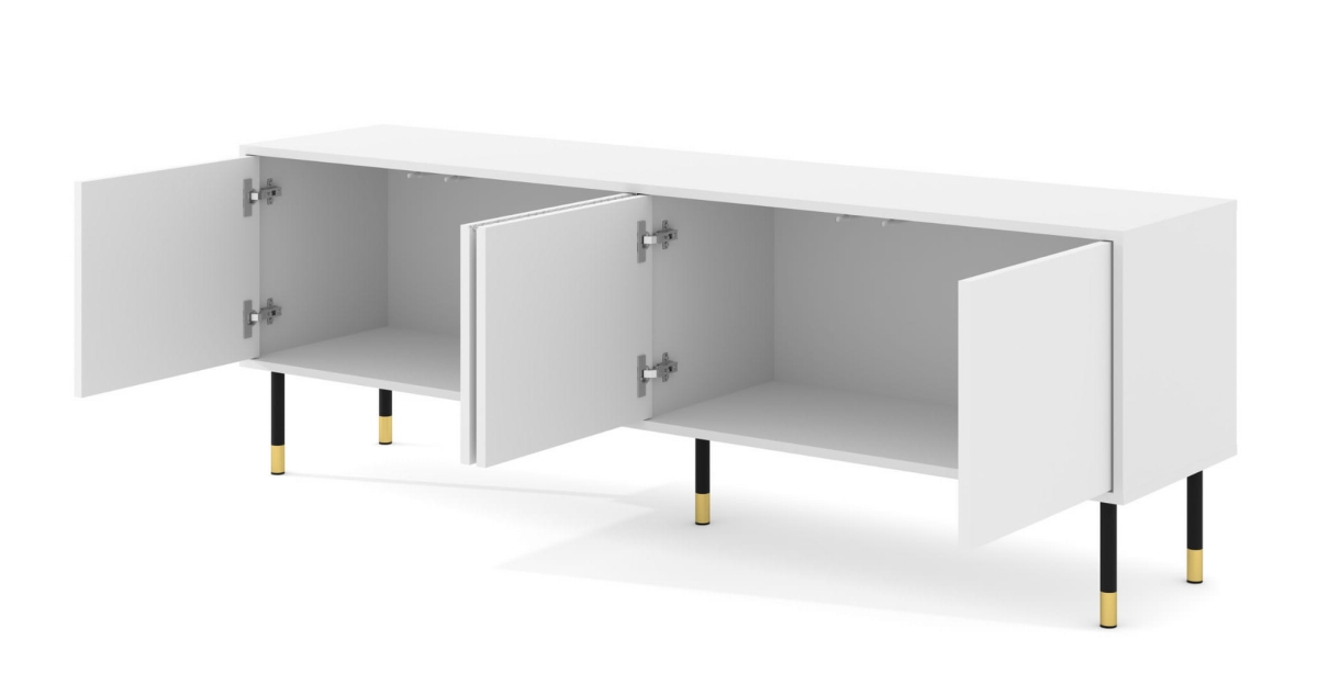 Szafka RTV Woody 4D 180 biały mat