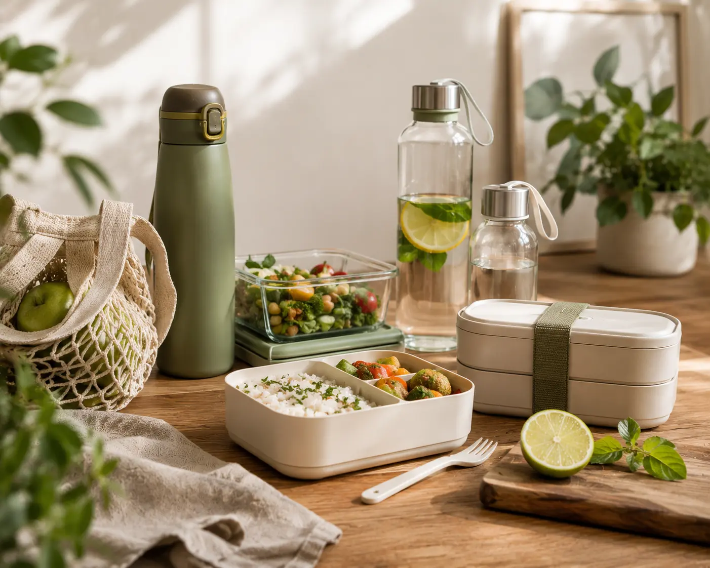 Bidony i lunchboxy